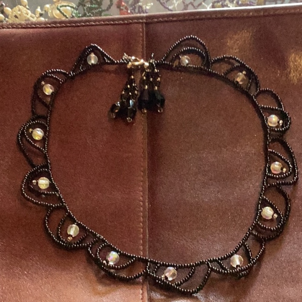 Hand made beaded necklace